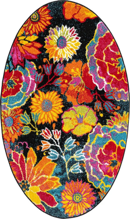 Covor Floral Multicolor